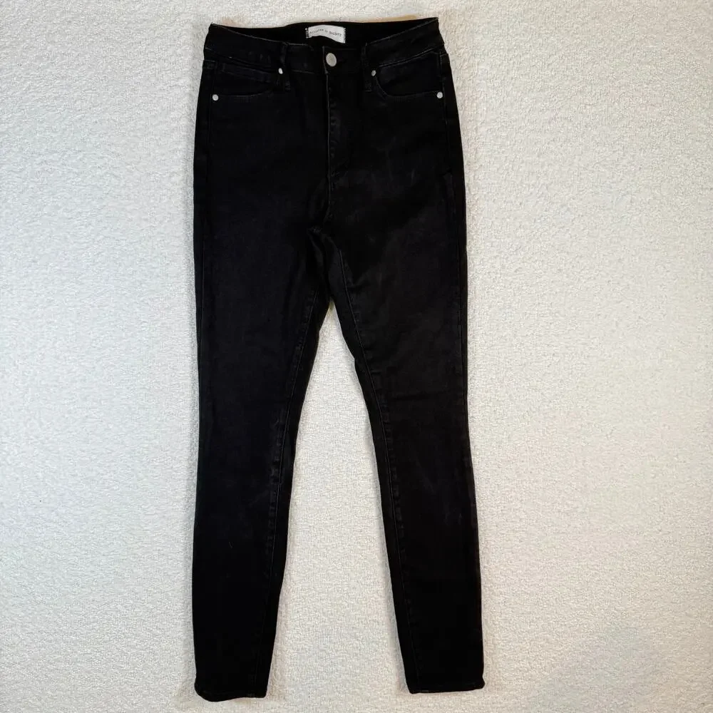 Articles of society womens black denim skinnny jeans size 2